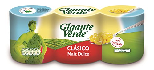 Gigante Verde - Clásico - Maíz dulce, 3 x 160 g