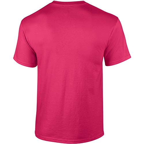 Gildan - Camiseta básica de manga corta de verano para hombre- 61 colores diferentes ? Número 1 en América (Mediana (M)/Verde Fluorescente)