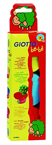 Giotto be-bè 462501 - Pack de 3 Pastas para Jugar, Multicolor