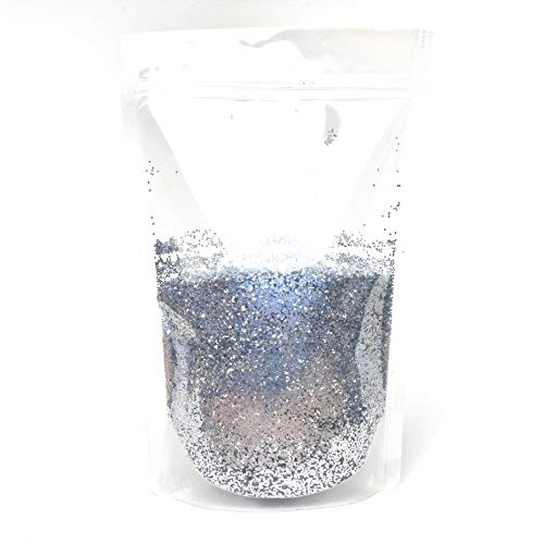 Glitterexpress Brillantina, Plateado, 1 kg