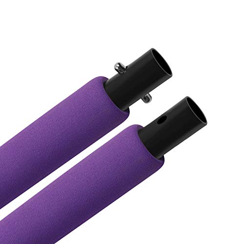 GLKEBY Kit de Barra de Pilates con Banda de Resistencia, Gimnasio Multifuncional portátil para el hogar, Ejercicio de Pilates Stick, Entrenamiento Total del Cuerpo, para Yoga, Fitness