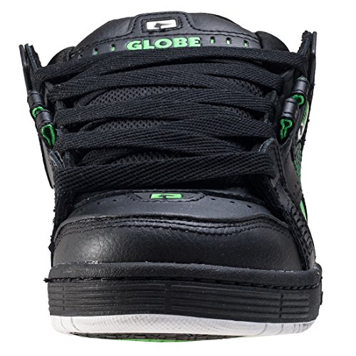 GLOBE Sabre, Zapatillas de Skateboarding para Hombre, Negro (Black/Moto Green), 41 EU