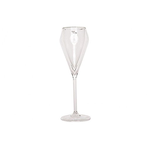 GMMH Cosy Trendy Champán Cristal 4 Pieza Doble Pared Copas de Champagne Cristal Vasos térmicos