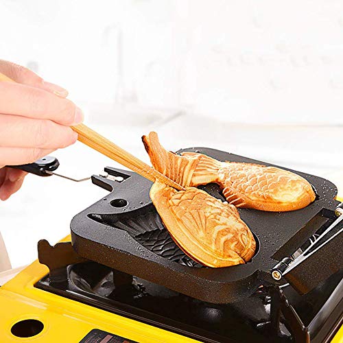 Gofrera Sartén Antiadherente, Aluminio Molde Para Hornear, Diseño De Forma De Pez DIY Para Hornear, Desayuno, Cocina, Pan Oven Navidad Niños Regalo