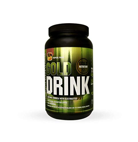 Goldnutrition Gold Drink 1kg, Frutas Tropicales, Bebida Isotónica