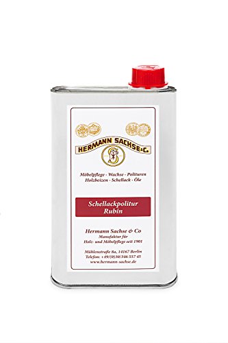 Goma laca-abrillantador de rubíes automático 500 ml de la manufactura Hermann sajón desde 1901