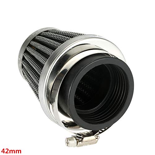 GOOFIT PD24J Carburadore Moto 24mm con Filtro de Aire 42mm con Admision Aire Tubo Pit Bike 125cc para GY6 150cc ATV Quad Chino Motor 157QMJ Scooter Go Kart Ciclomotor