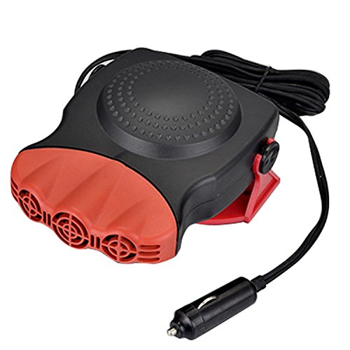 Gorgebuy 12V 150W ventilador de refrigeración de calefacción del coche de cerámica 3-outlet calentador desempañador Demister