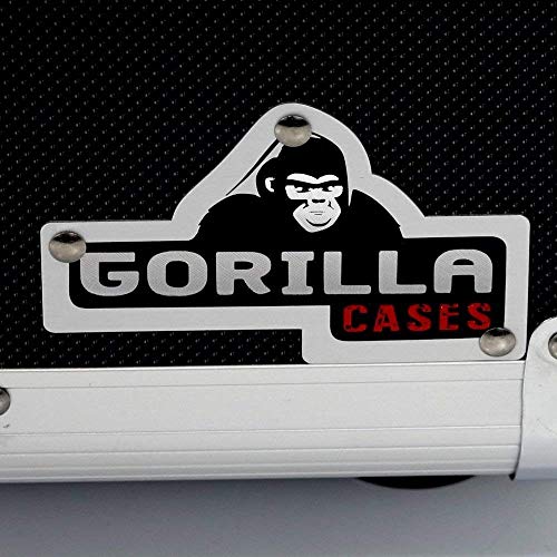 Gorilla LP100 Holds 100 piezas de 12 cm para discos de vinilo LP 12 "caja de almacenamiento caso Inc garantía de por vida