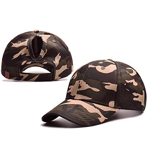 Gorra de béisbol después del Viento Que se Abre Camuflaje de Gorra de Cola de Caballo sin Marca CC