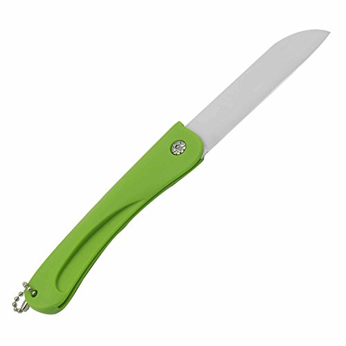 Gosear Cuchillo de Bolsillo Plegable, Portátil Navaja de Fruta Vegetales Pelador Cuchillos de Cocina Hoja Cerámica Cubiertos de Cocina (Cantidad 1, Color al Azar)