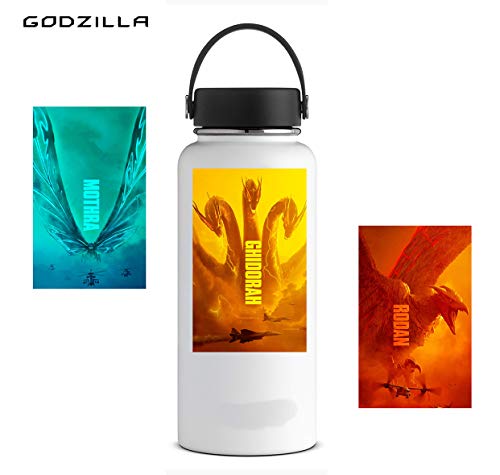 GTOTd Pegatinas para Godzilla: Rey de los Monstruos (20 piezas). Vinilos adhesivos para portátil, botella de agua, adolescentes, coches, regalo, colección de películas