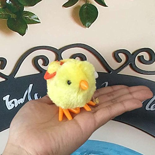 Gusspower Adorable Polluelo Esponjoso Pequeño, Pollo Amarillo para Adorno de Lindo Pollito de Juguete Adecuado para bebés de Alrededor de 1 año de Edad