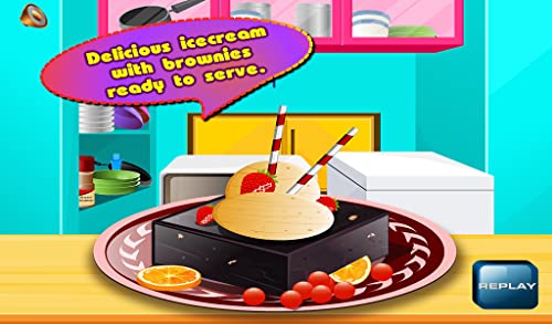 Hacer Helado Con Brownies - Juegos de Cocina