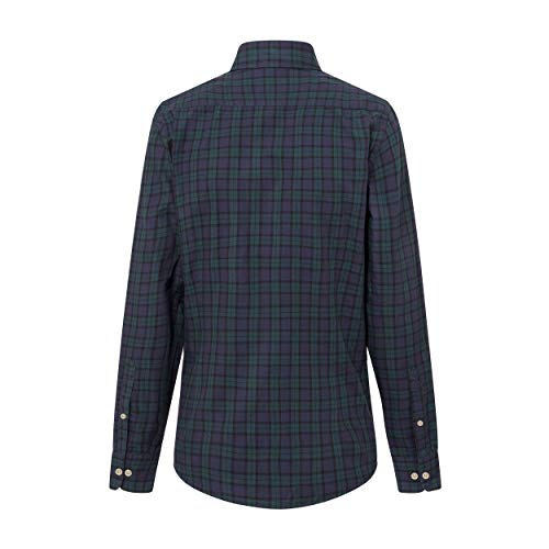 Hackett London Blackwatch Tartan, Camisa para Hombre, Multicolor (Green/Navy 6A6) XXL