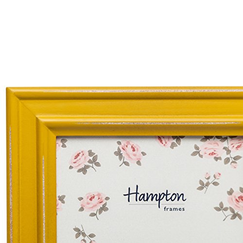 Hampton Frames PALOMA - Marco de fotos cuadrado (13 x 13 cm), color amarillo mostaza