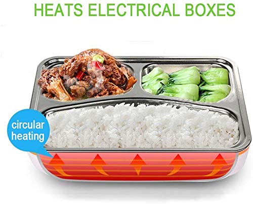 Hangang caja de Lunch portátil réchauffeur eléctrica de calefacción caja de Lunch Caja de Lunch niños eléctrico aislamiento calefacción cocina bento cuadro eléctrico Mini portátil