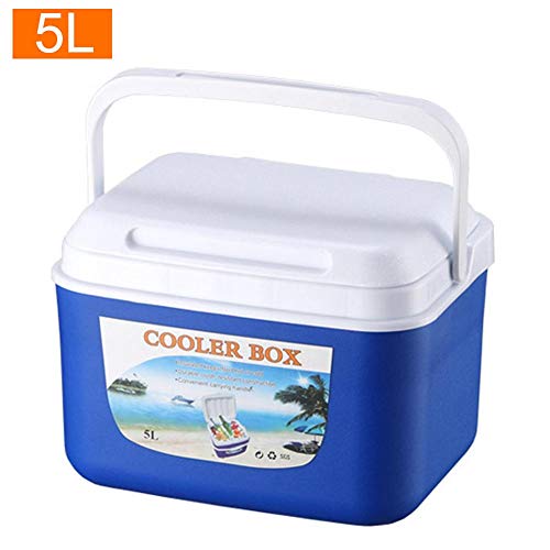 Haodene Nevera Rígida Portatil - 5L Nevera Rígida Pequeña para Acampar Alimentos, Nevera Rígida para Camping, Pesca, Alimentos Frescos, Transporte Refrigerado, Etc