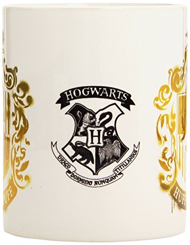 Harry Potter - Taza 320 Ml Hufflepuff Stencil Crest