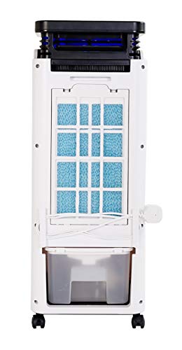 HAVERLAND CASAP | Climatizador Evaporativo Portátil Calor/Frío | 60w / 1500w | Bajo Consumo | hasta 25 m² | 5.5L | 3 Velocidad | Silencioso | Función Anti-Mosquitos