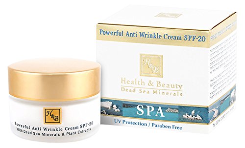 Health And Beauty Dead Sea Minerals Powerful Anti Wrinkle Cream Spf-20 By Health And Beauty Dead Sea