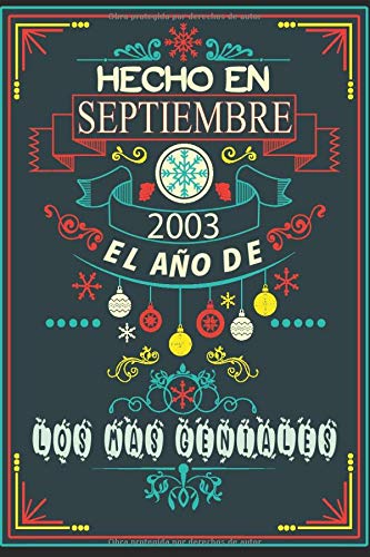 Hecho En Septiembre 2003 El Año De Los Más Geniales: feliz cumpleaños 17 años | regalos originales 17 años | los mejores regalos de cumpleaños para ... - padres | cuaderno | | Regalo Para 17 Año