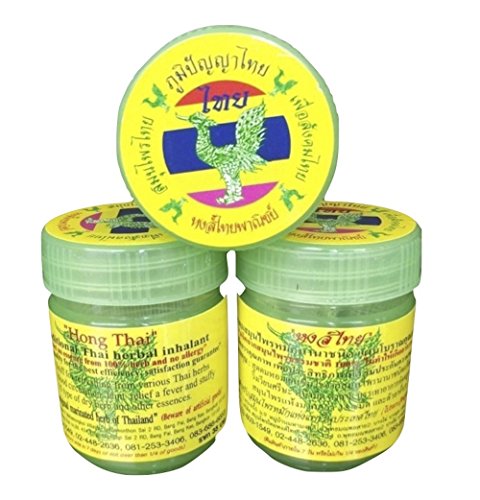 Herbal inhalant Hong Tailandia inhalant Socorro Mareo – venta juego de 3 20 G botellas