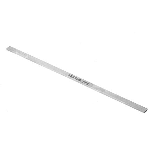 Herramienta de Torneado de Torno de Acero de Alta Velocidad Herramienta de Talla de Cuchillo de Talla de Barra de Barra de Acero Blanca Cuadrada 20MM(3 * 6 * 200mm)