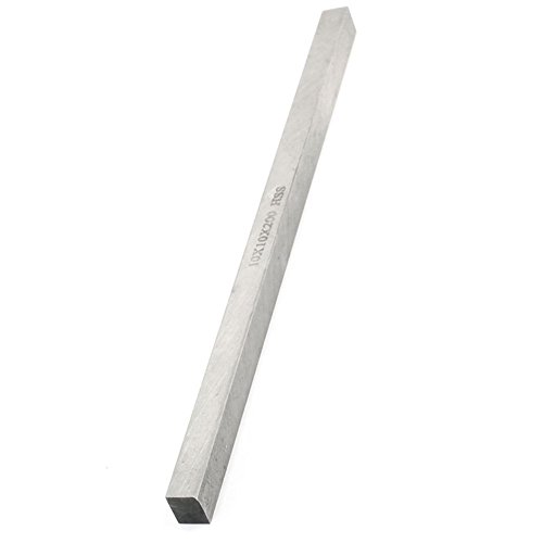 Herramienta HSS de torno - SODIAL(R) 10mm x 10mm x 200mm Barrena herramienta HSS de torno de fresado despedido torneado Gris