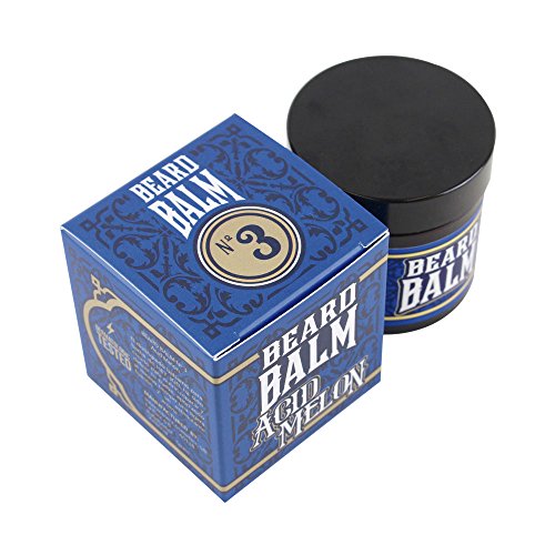 HEY JOE - Beard Balm Nº1 ACID MELON 50ml | Balsamo para barba 50ml con ARGÁN, JOJOBA, COCO y manteca de KARITÉ. Aroma a MELÓN