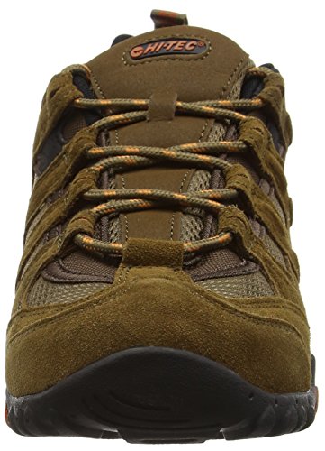 Hi-Tec Quadra Classic, Zapatillas de Senderismo para Hombre, Marrón (Smokey Brown/Burnt Orange), 45 EU