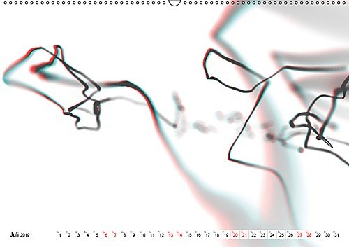 HIPSTER3D white - Design der dritten Dimension (Wandkalender 2019 DIN A2 quer): Fancy Bilder - Nicht nur für Hipster (Monatskalender, 14 Seiten )