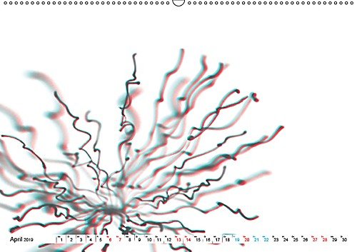 HIPSTER3D white - Design der dritten Dimension (Wandkalender 2019 DIN A2 quer): Fancy Bilder - Nicht nur für Hipster (Monatskalender, 14 Seiten )