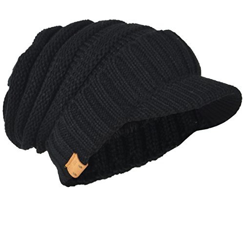 HISSHE B319 - Gorro de punto grueso para hombre