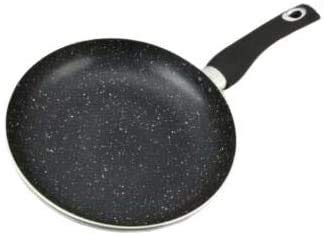 Hjku Granite Marble Coated Non Stick Frying Pan for Gas, Electric & Induction Hob (20 cm),26 cm