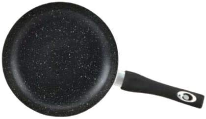 Hjku Granite Marble Coated Non Stick Frying Pan for Gas, Electric & Induction Hob (20 cm),26 cm