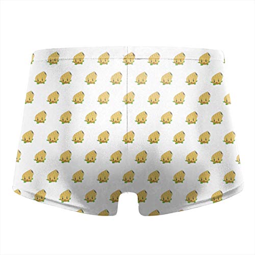 HKKH Mortero de piña Trajes de baño Cortos de Boxer de Secado rápido para Hombres