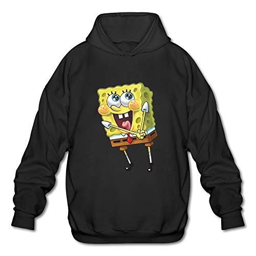 Hombres Bob Esponja Pantalones Cuadrados Sudaderas con Capucha Sudadera Blanco