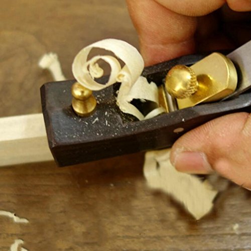 HomeDecTime 2pcs Mini Cepillo De Mano Japonés Carpintero Herramientas De Mano De Madera Dura Fácil De Usar # 2