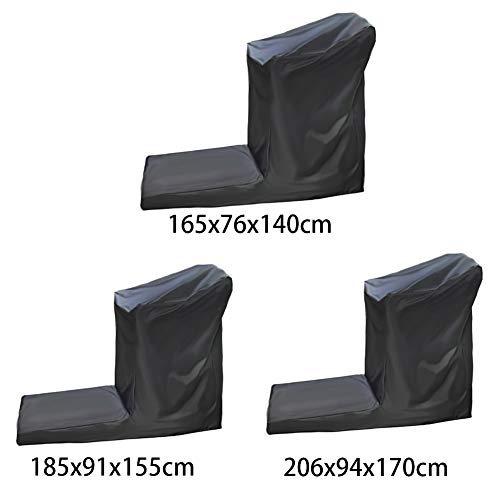 HOMYY Cubierta para Cinta de Correr, Resistente al Agua y a Prueba de Polvo, Cubierta Protectora para máquina de Correr, para Uso en Interiores o Exteriores, No nulo, 206x94x170cm