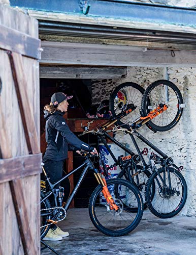 Hornit CLUG CLUG - Soporte para Bicicletas montado en la Pared - El Soporte para Bicicletas más pequeño del Mundo - Fácil de Instalar (Hybrid, Blanc/Noir)