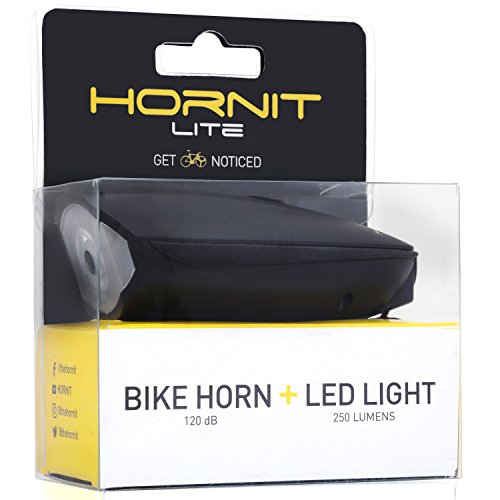 Hornit Lite Luz con Bocina, Unisex Adulto, Negro, Talla Única