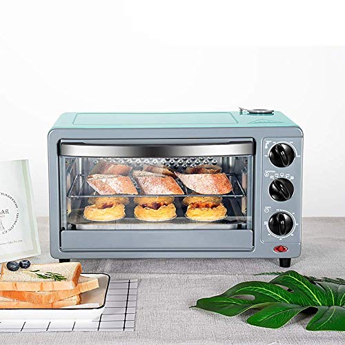 Horno eléctrico a vapor, horneado en casa, multifunción, automático, inteligente, mini horno para pizza, control de temperatura preciso a 100 ℃ -250 ℃, 4 modos de calentamiento y horneado, selección