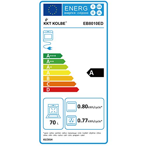 Horno eléctrico integrado (60cm, 70 l, 2.8kW, aire caliente, sistema de asado, cajones telescópicos, control de sensor TouchSelect) EB8310ED - KKT KOLBE