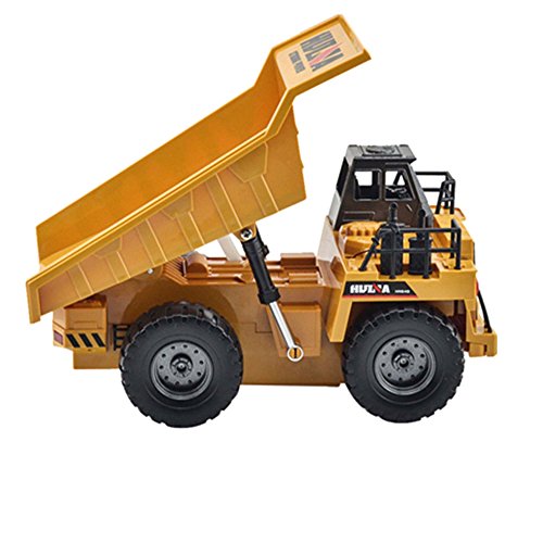 HSP Himoto RC Camión Camión Dump truck teledirigido 2.4 GHz Edition, basculante ladefläche y mucho más, Juego Completo con control remoto, batería y cargador