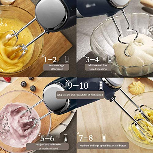 HUA JIE Power Mixer, Crema de Mano, batidor de Huevo multifuncionales, la Nata, Huevo, Mantequilla Electrodomésticos de Cocina Hogar batidor de Huevo