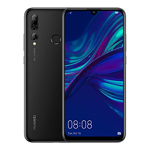 Huawei P Smart+ 2019 - Smartphone de 6.2" FHD (3 GB de RAM, 64 GB de memoria,Cámara Trasera de 24 MP+16 MP+2 MP, Android 9, 3400mAh, Carga rápida) Negro