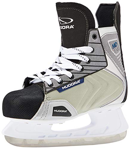 Hudora HD-216 Ice - Patines en paralelo para hombre de hockey sobre hielo y hockey, talla 41