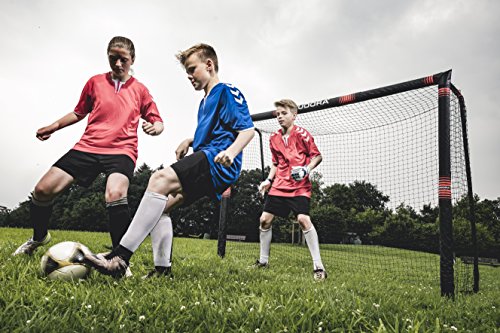 Hudora Portería de fútbol Pro Tect para niños y Adultos, portería de fútbol Metal, Color Multicolor, tamaño 300 x 200 cm