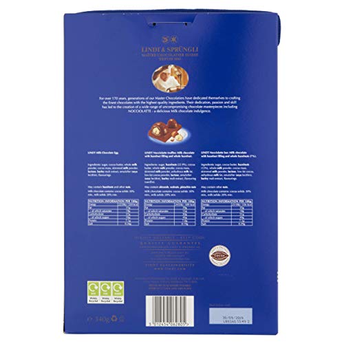 Huevo de Pascua Lindt Nocciolatte Chocoalte Avellana, 340 g